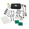 24 Pieces Plastic Camping Mess Kits